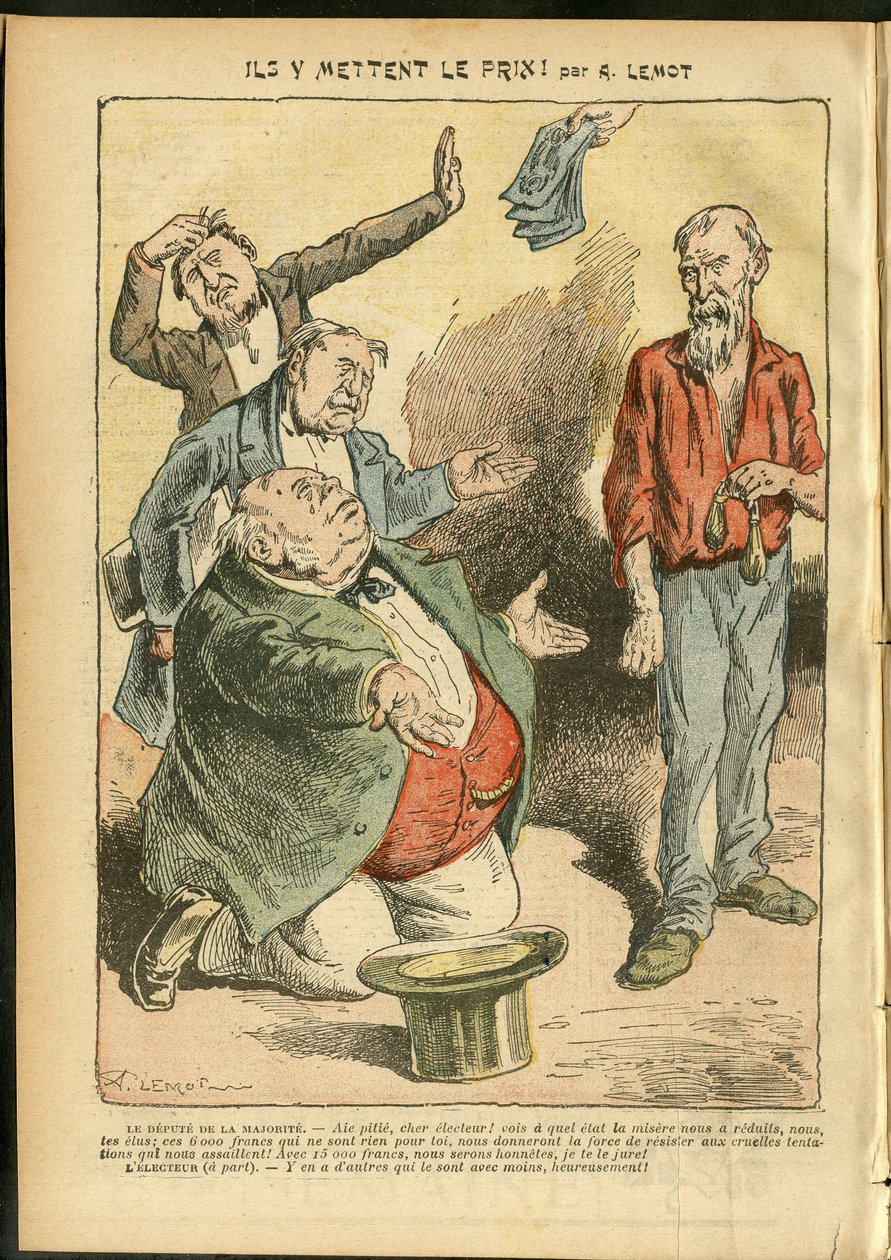 Ilustração de Achille Lemot (1846-1909) em Le Pelerin de Achille Lemot