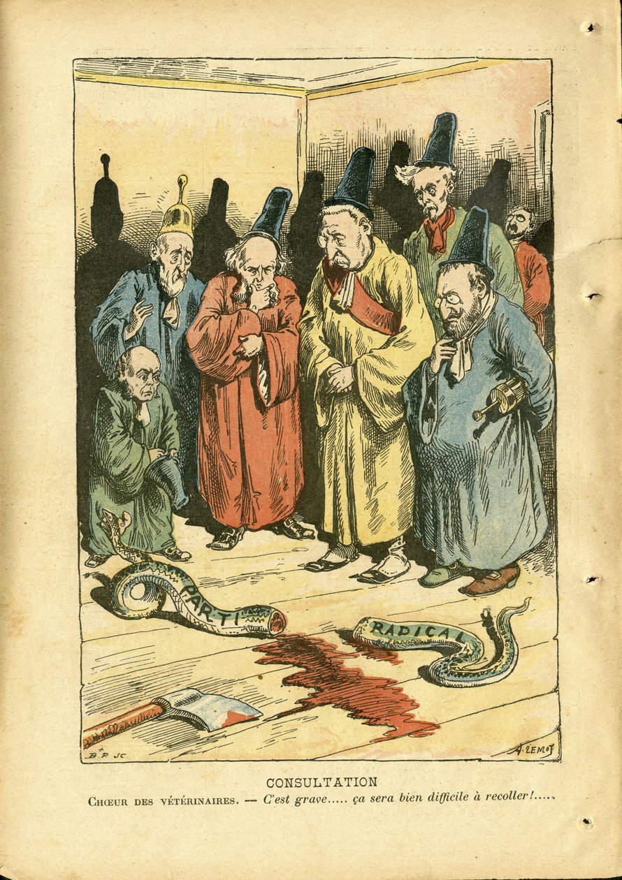 Ilustração de Achille Lemot (1846-1909) em Le Pelerin de Achille Lemot