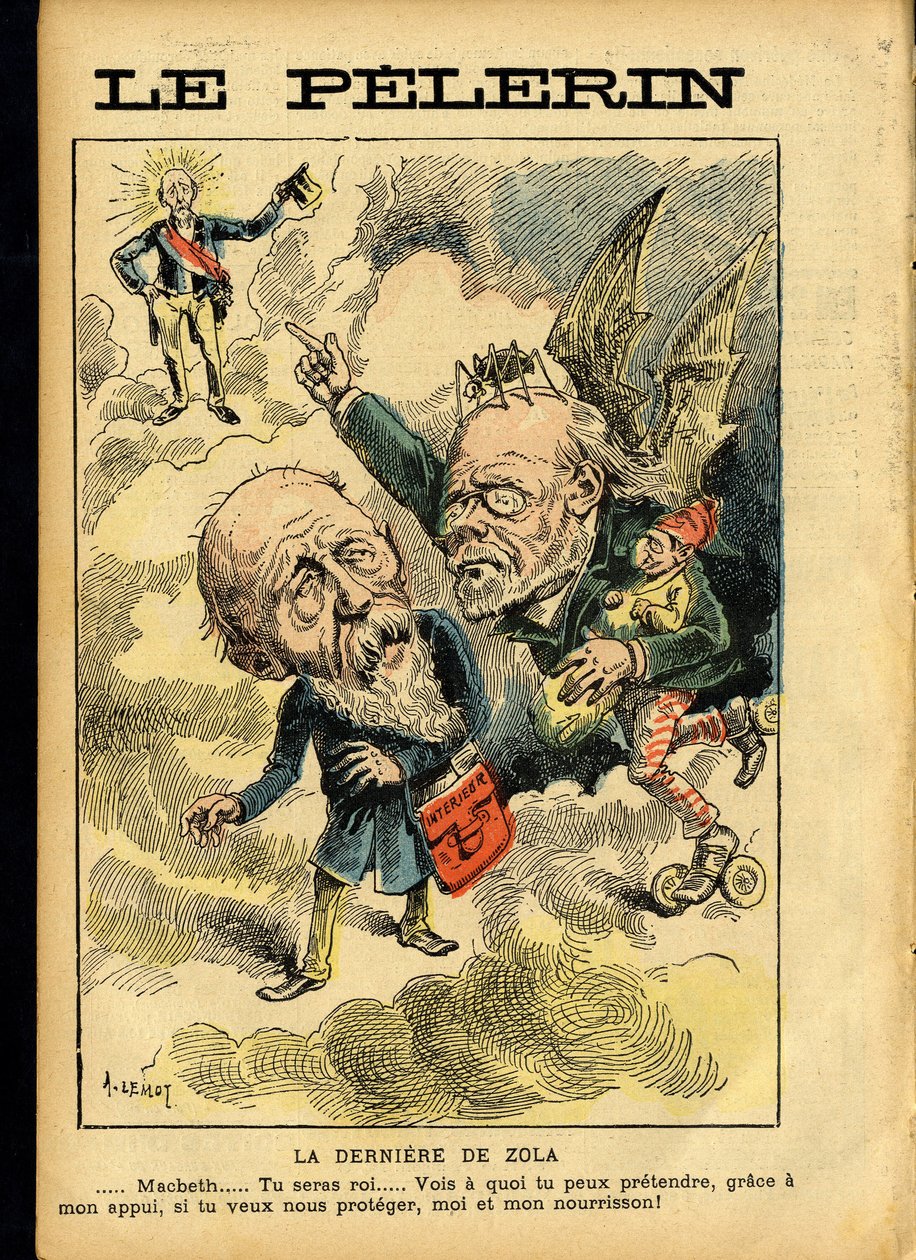Ilustração de Achille Lemot (1846-1909) em Le Pelerin de Achille Lemot