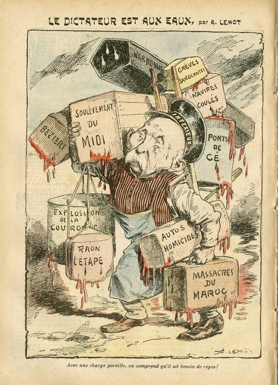 Ilustração de Achille Lemot (1846-1909) em Le Pelerin de Achille Lemot