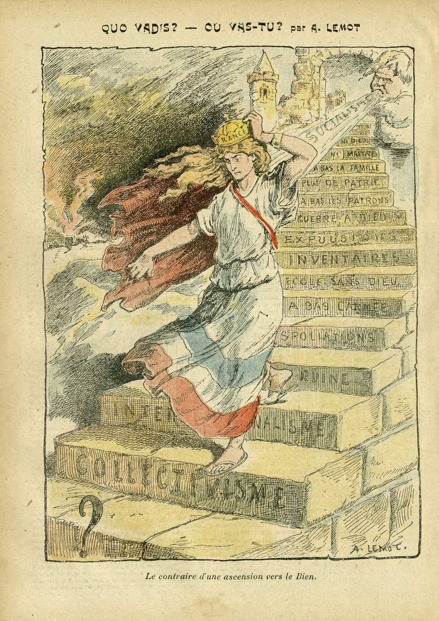 Ilustração de Achille Lemot (1846-1909) em Le Pelerin de Achille Lemot