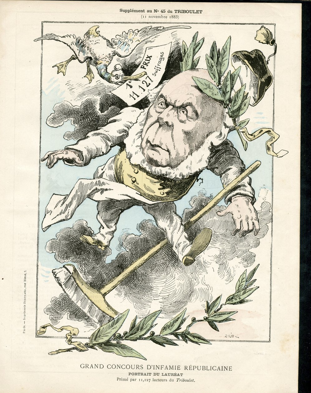 Le Triboulet, Satirical em P&B de Achille Lemot