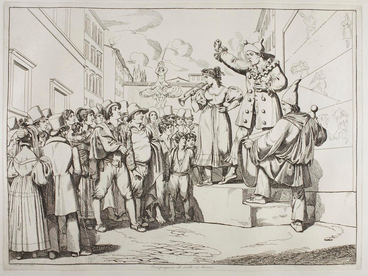 Actuação da companhia de dança de Achille Pinelli