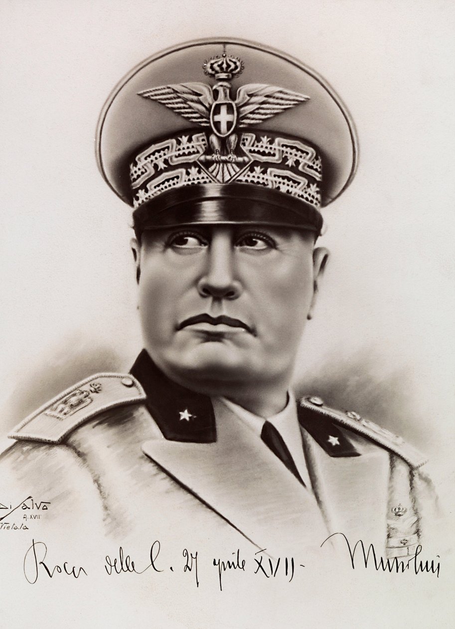 Benito Mussolini, 27041931 de Achille Villani