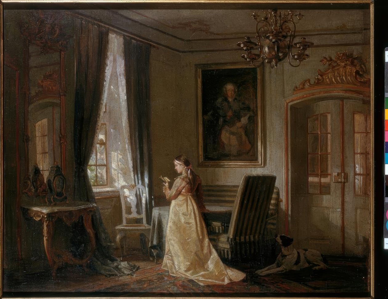 Sala de jardim do Gutshaus Wiepersdorf de Achim von Arnim