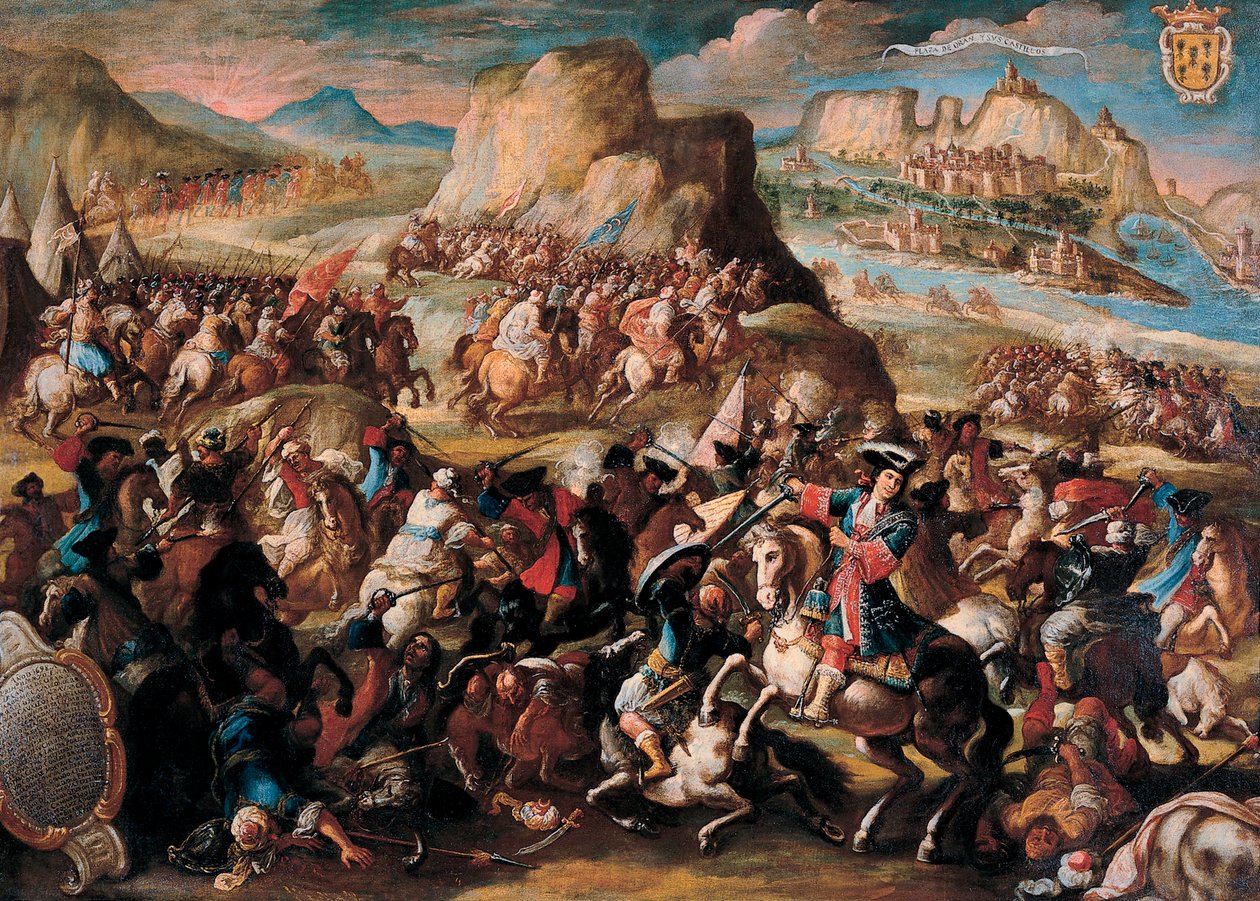 A Batalha de Oran, 1699 de Acisclo Antonio Palomino de Castro y