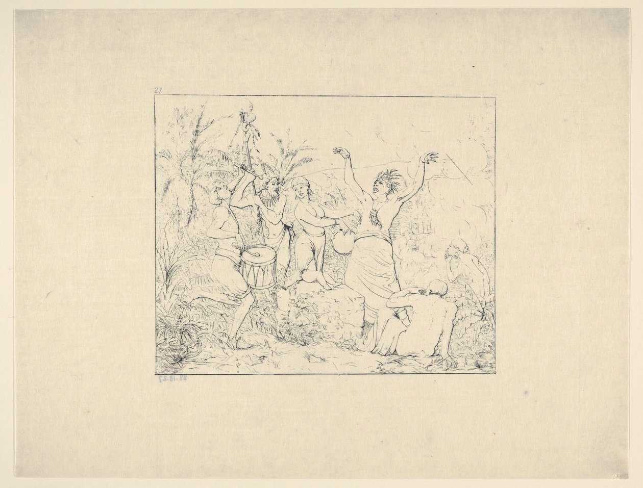 Negros livres em Hayti dos Confederate War Etchings, 1861-63. de Adalbert John Volck