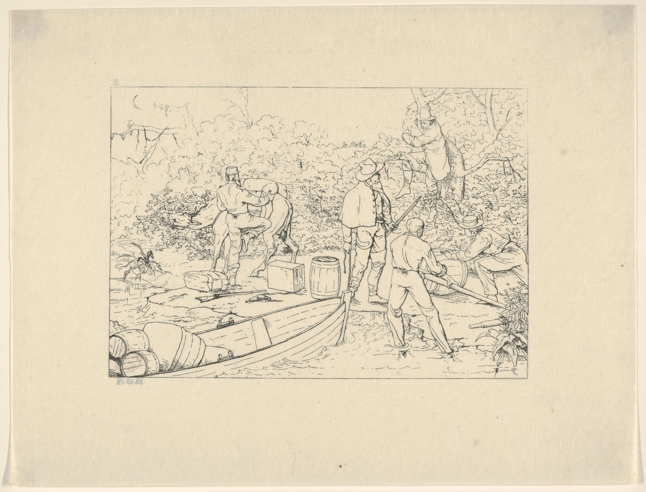 Contrabando de medicamentos para o sul de gravuras de guerra confederadas, 1861-63. de Adalbert John Volck