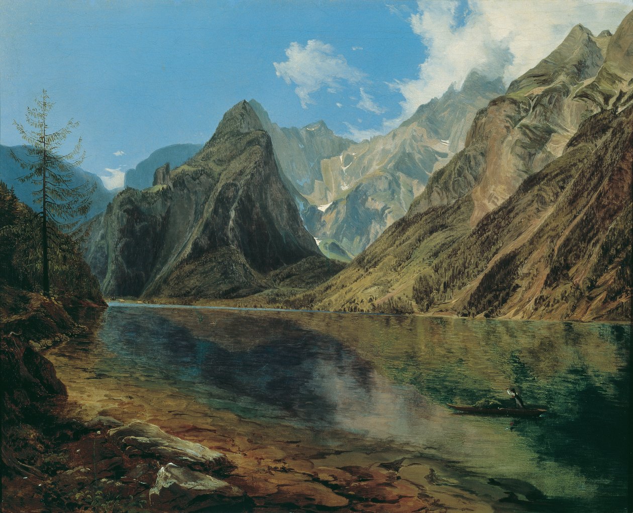 O Königssee com o Watzmann de Adalbert Stifter