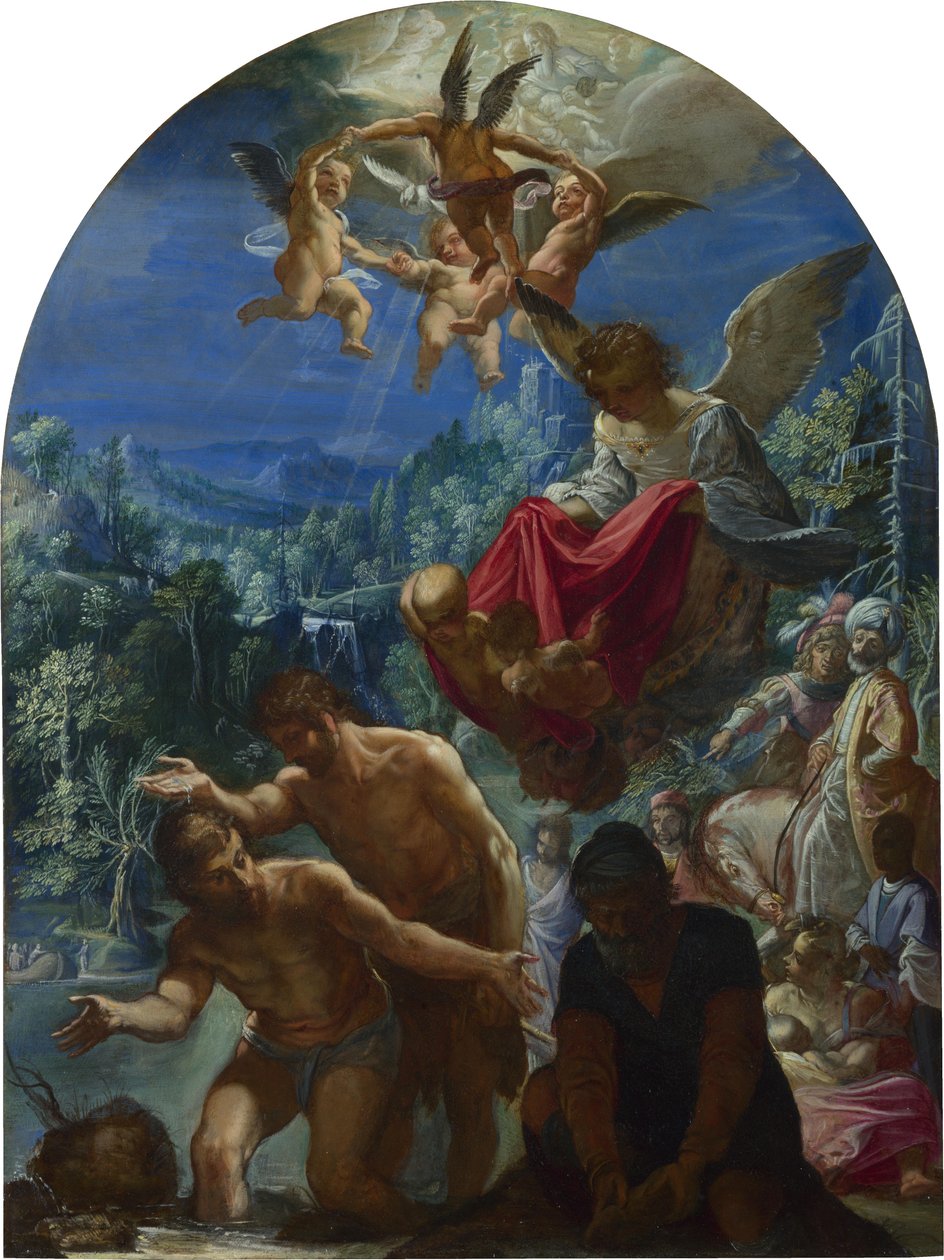 O batismo de Cristo de Adam Elsheimer