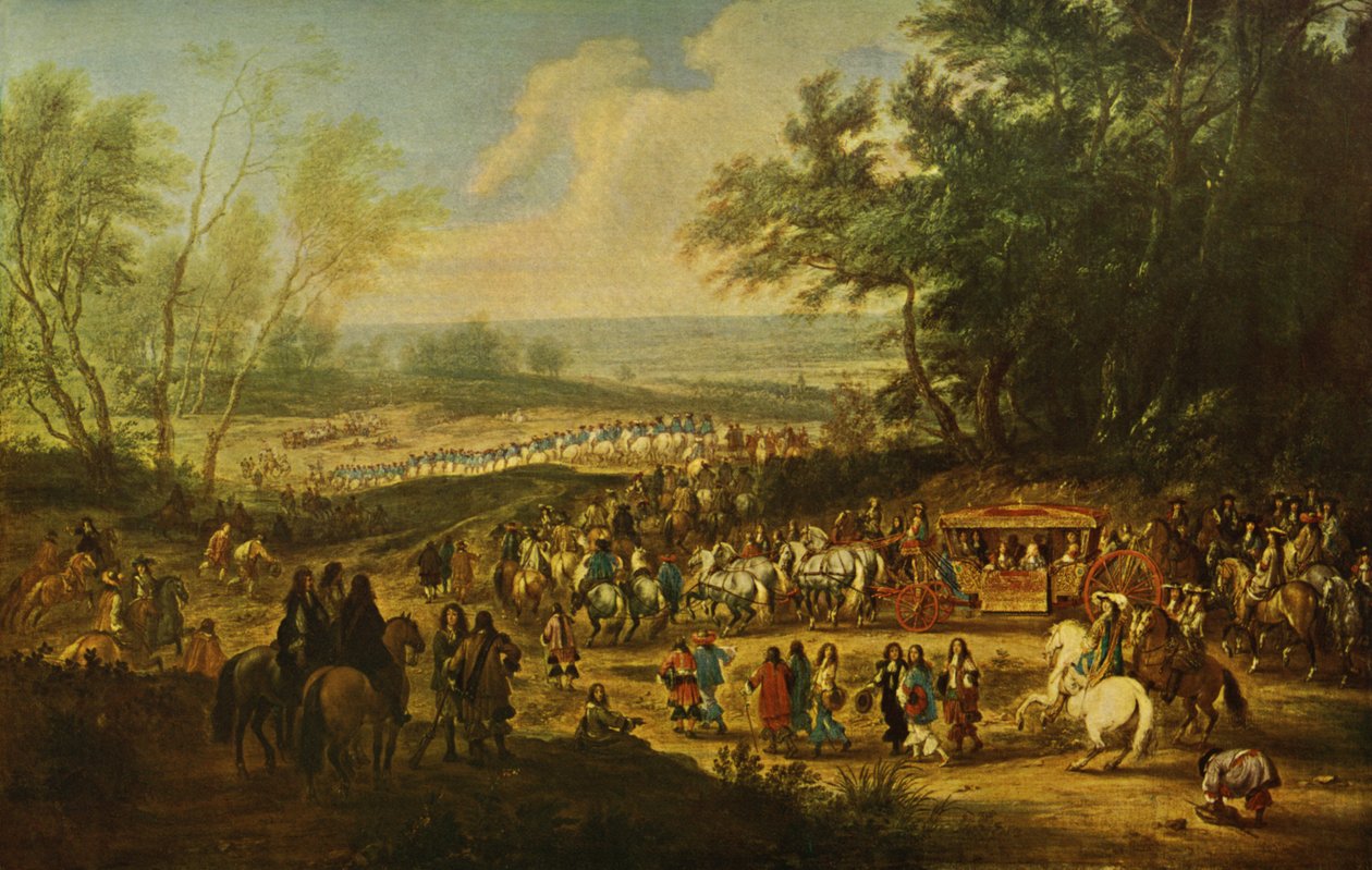 Rei Luís xiv de de Adam Frans van der Meulen