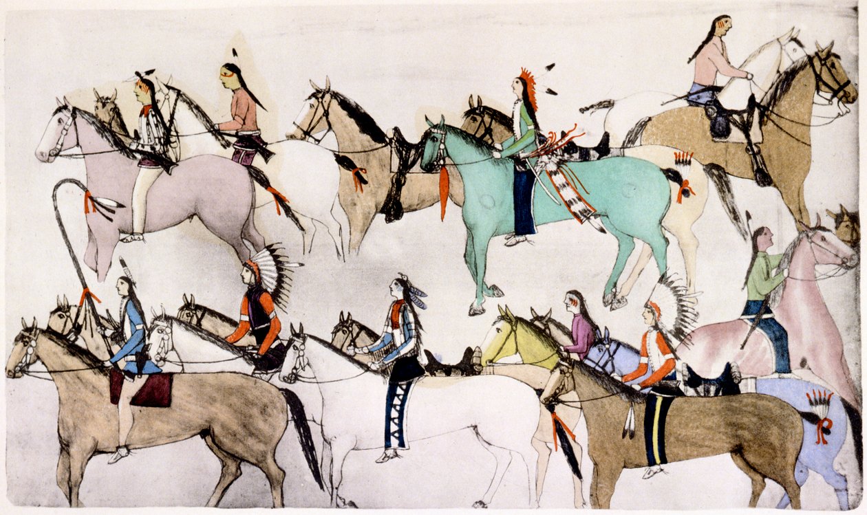 Guerreiros Sioux no 