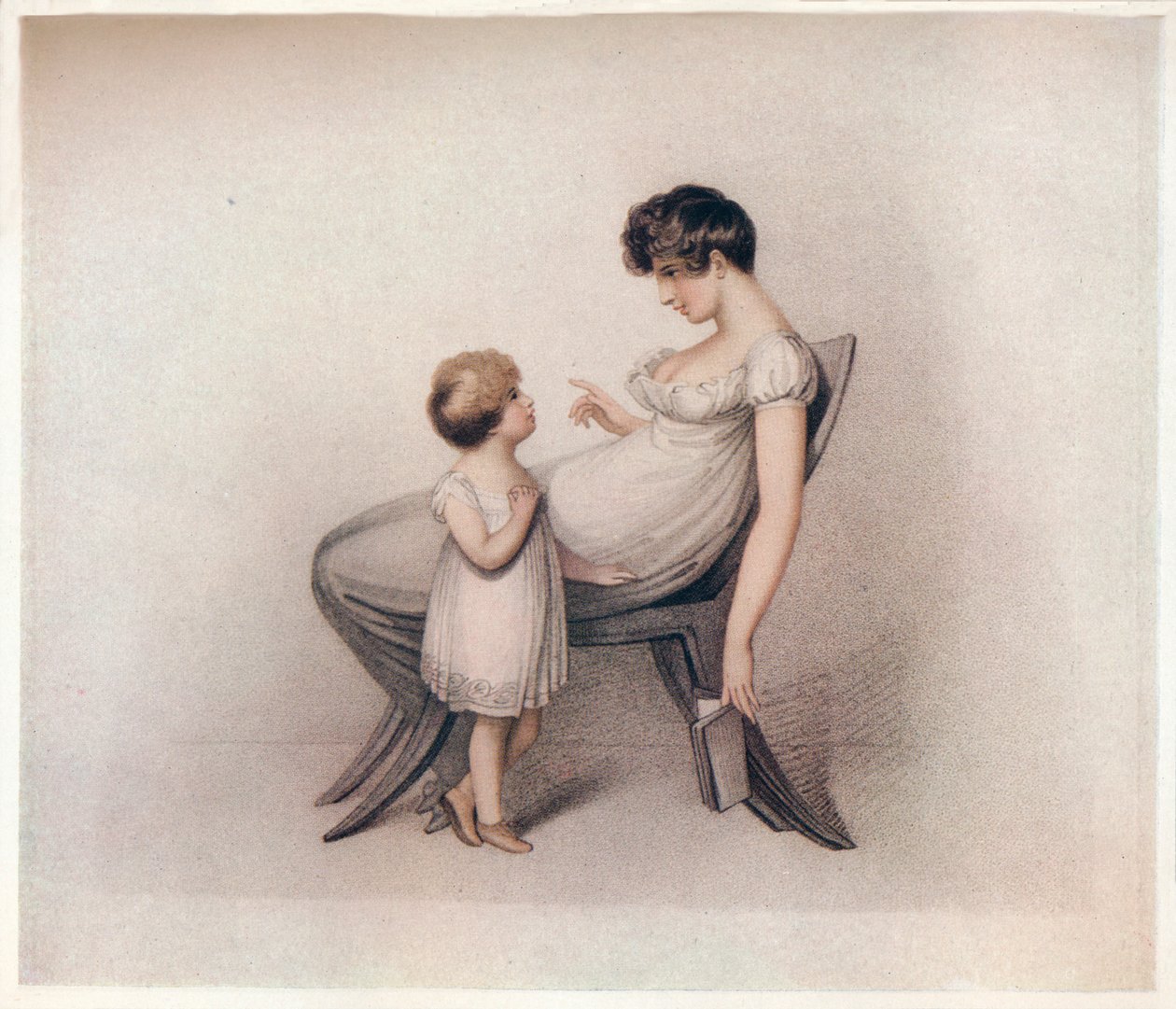Não consegui aprender meu livro Mama, c1810 de Adam Buck