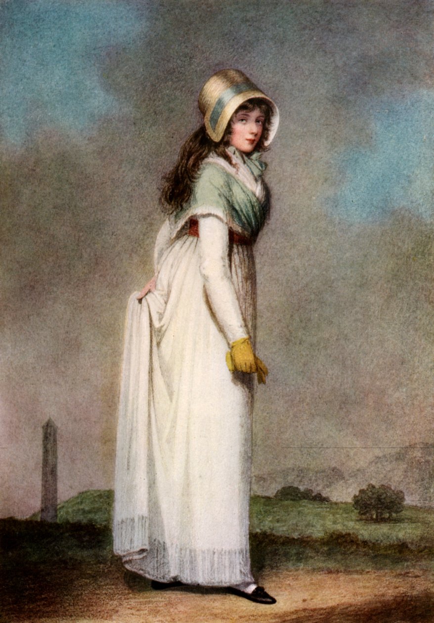 Retrato de uma menina irlandesa, final do século XVIII a XIX, 1910 de Adam Buck