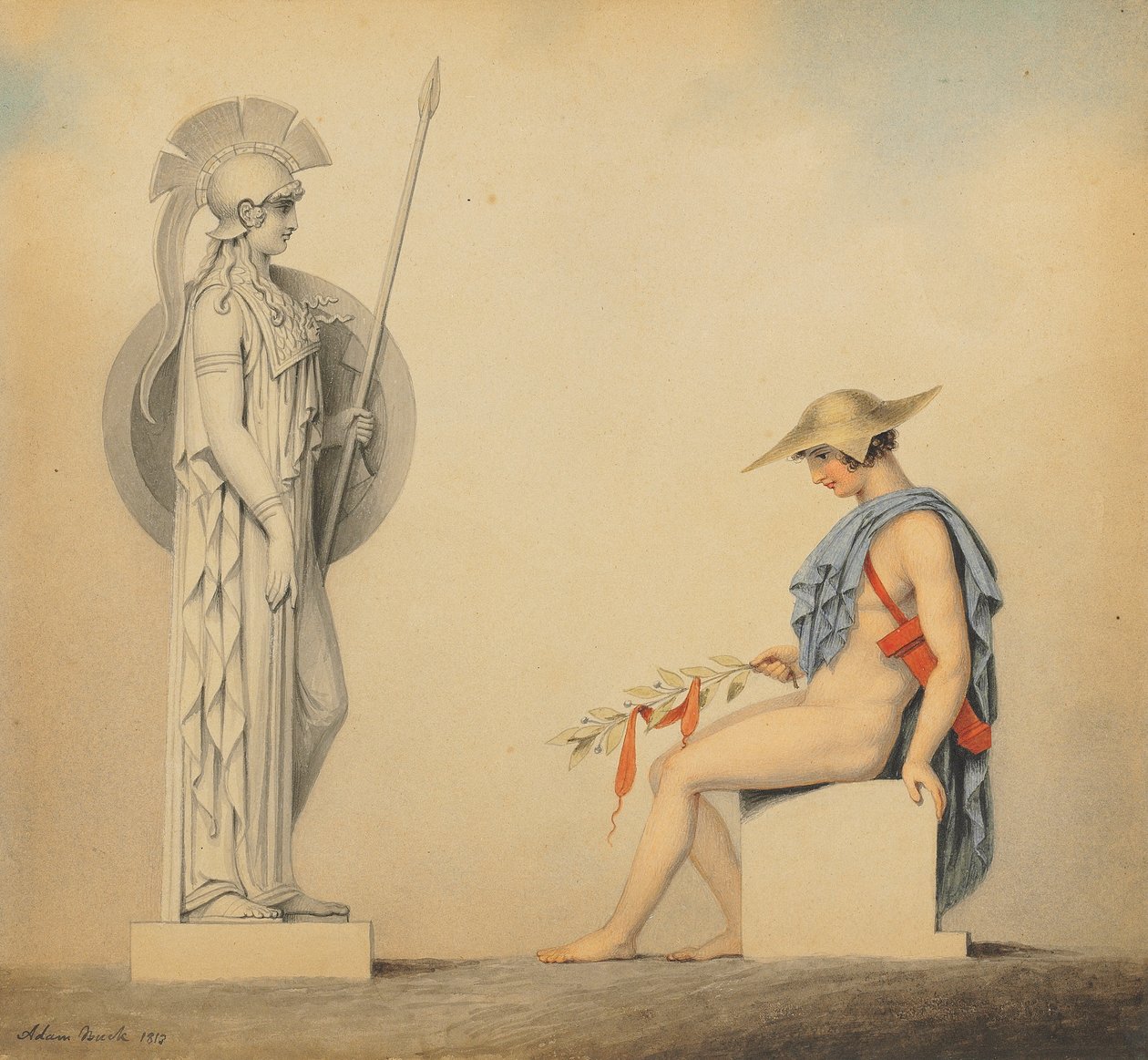 A Expiação de Orestes, 1813 de Adam Buck