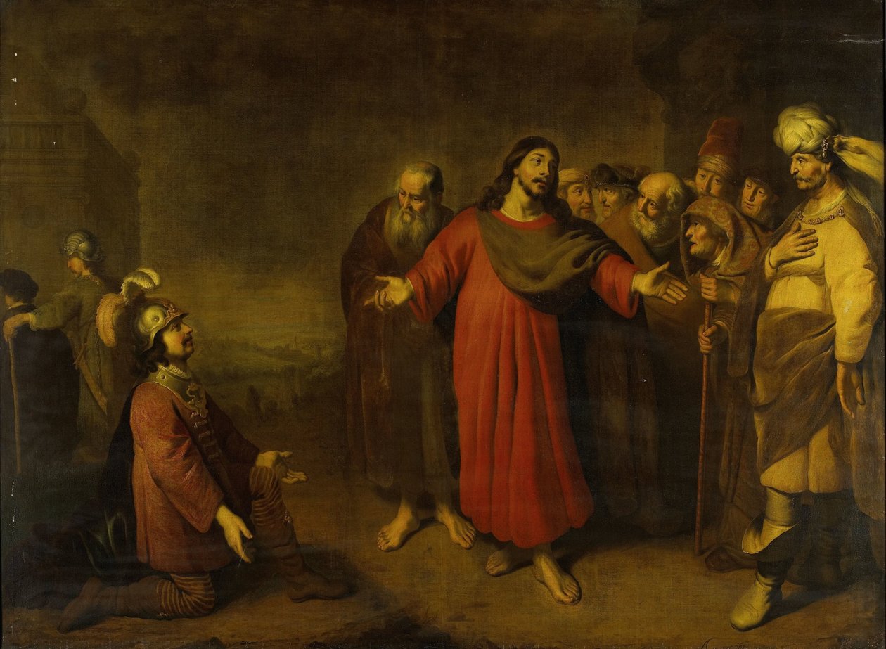 Cristo e o Centurião de Adam Camerarius