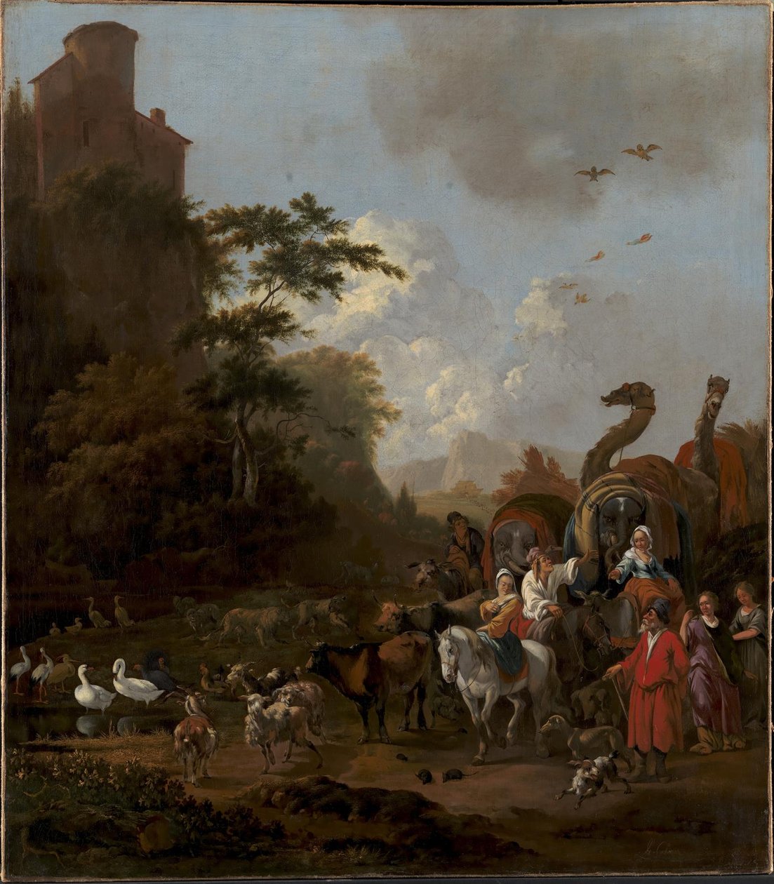 Noé saindo da arca de Adam Colonia