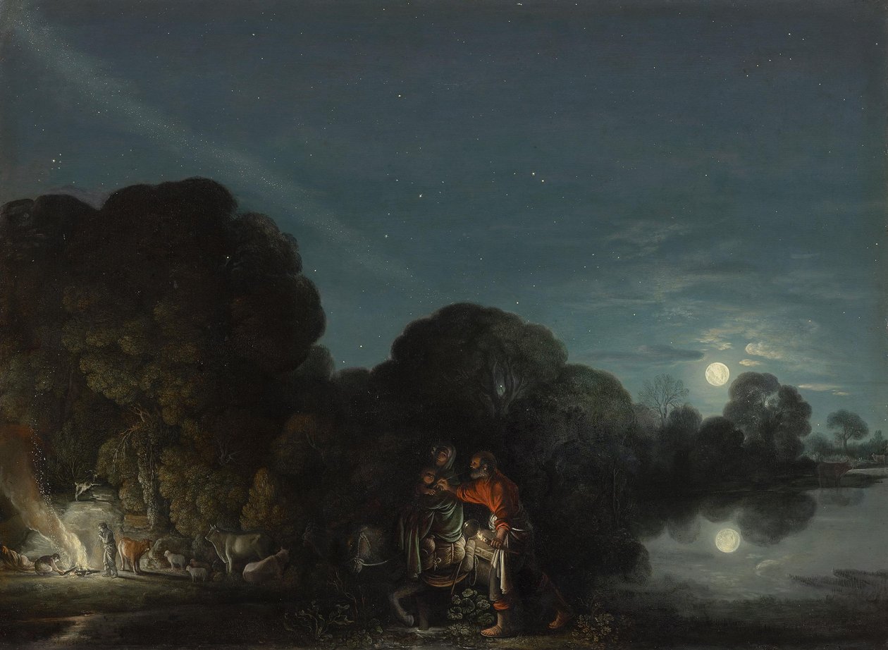 A fuga para o Egito de Adam Elsheimer