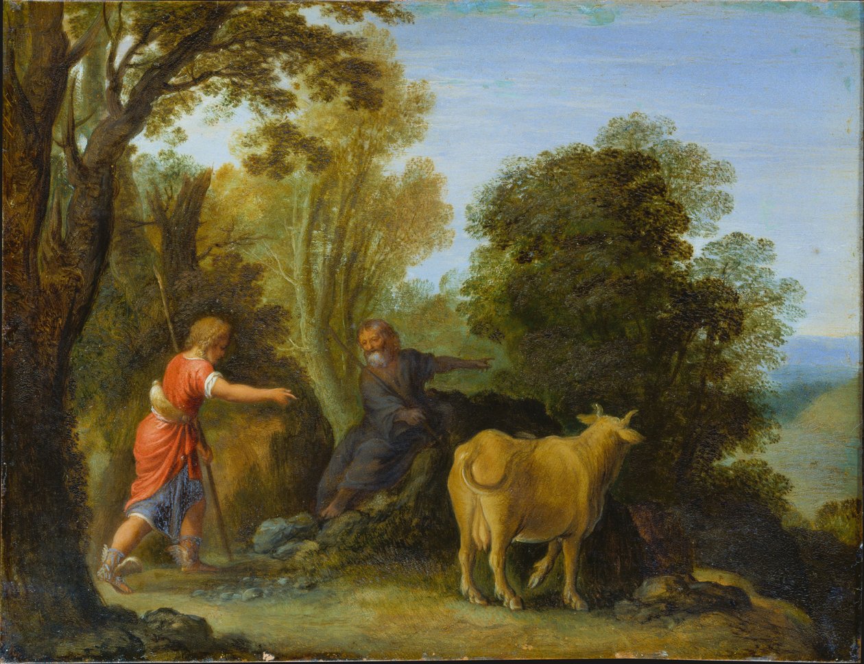 Mercúrio e Battus de Adam Elsheimer