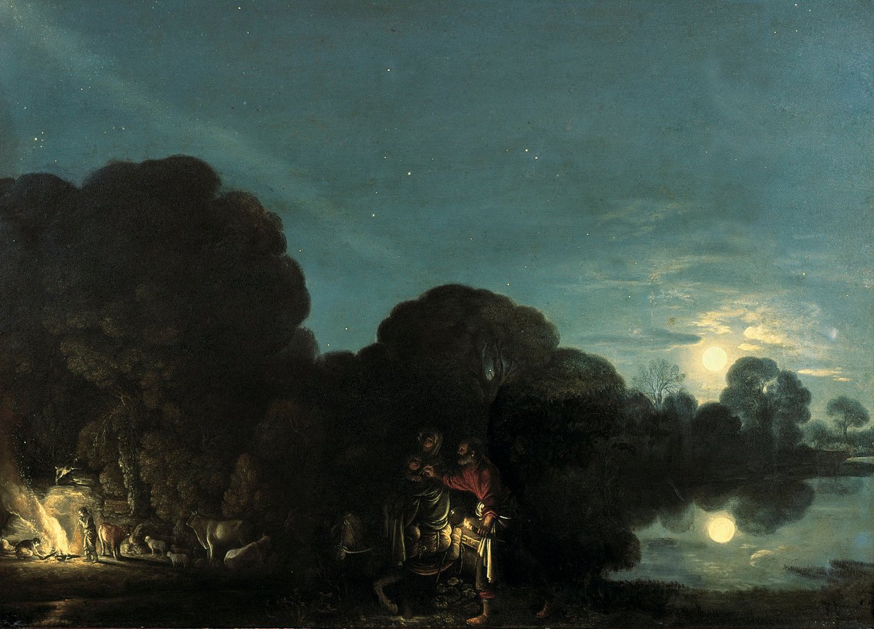 O Voo para o Egipto de Adam Elsheimer