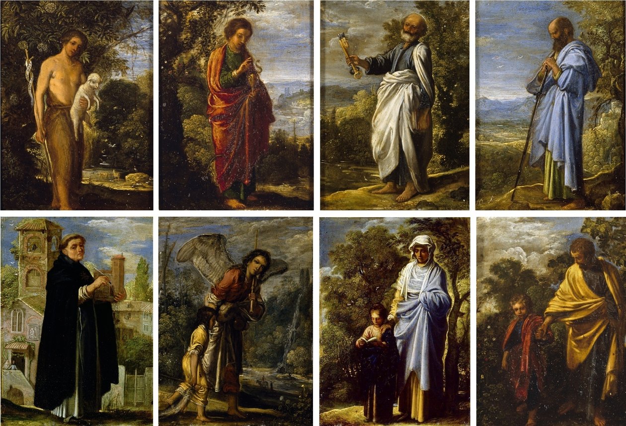um conjunto de pequenas cenas religiosas de Adam Elsheimer