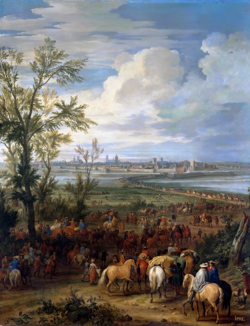 O cerco de Ypres, março de 1678 de Adam Frans Meulen van der