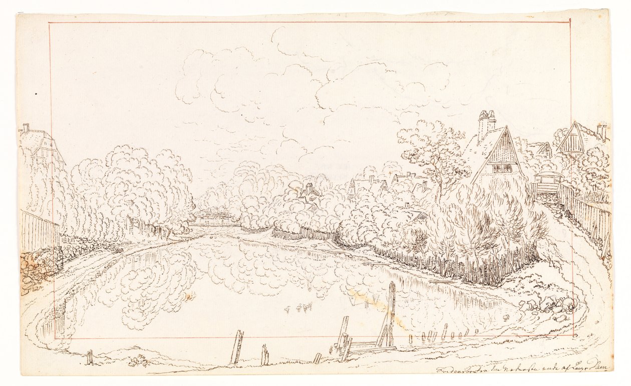 Barragem Longa. Fredensborg de Adam Gottlob Gjelstrup