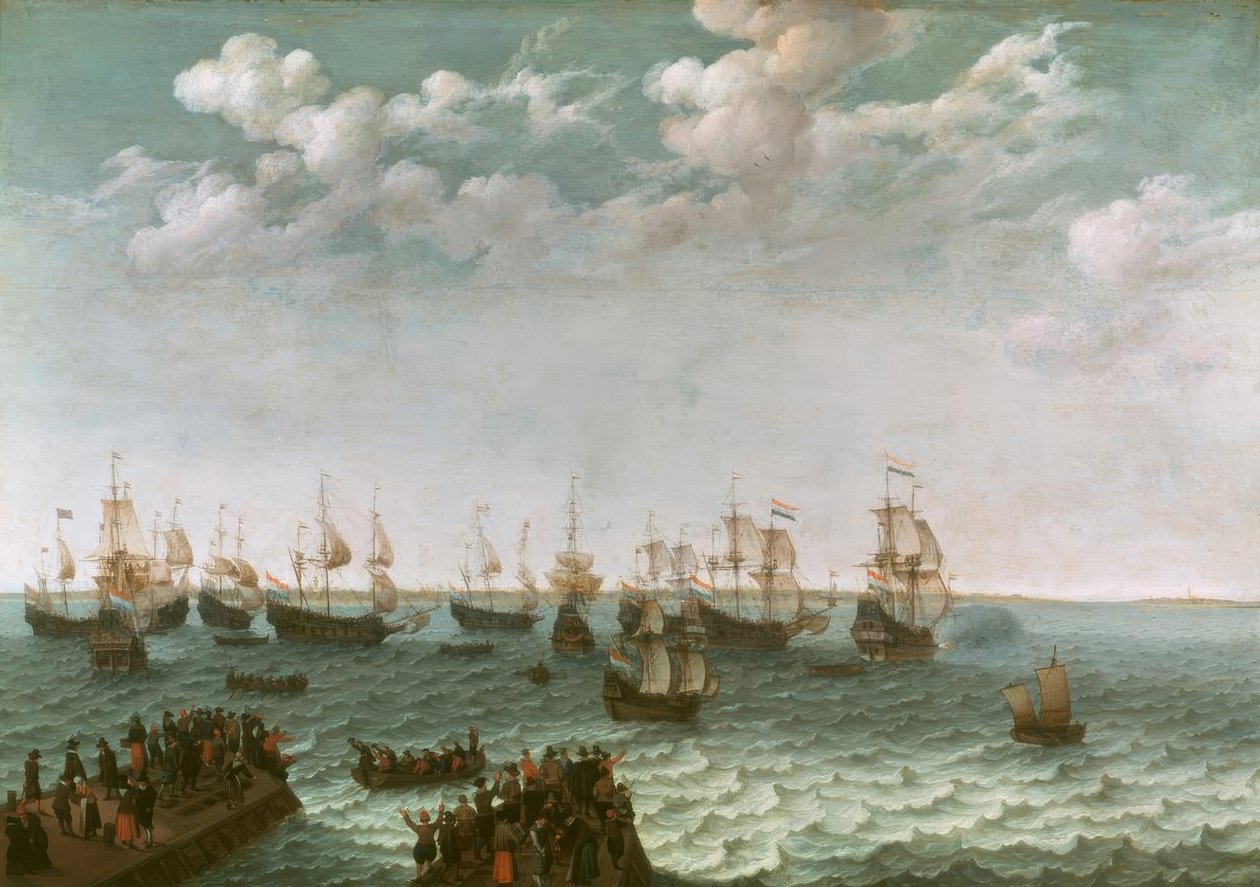 Partida de uma frota de guerra de Adam Willarts