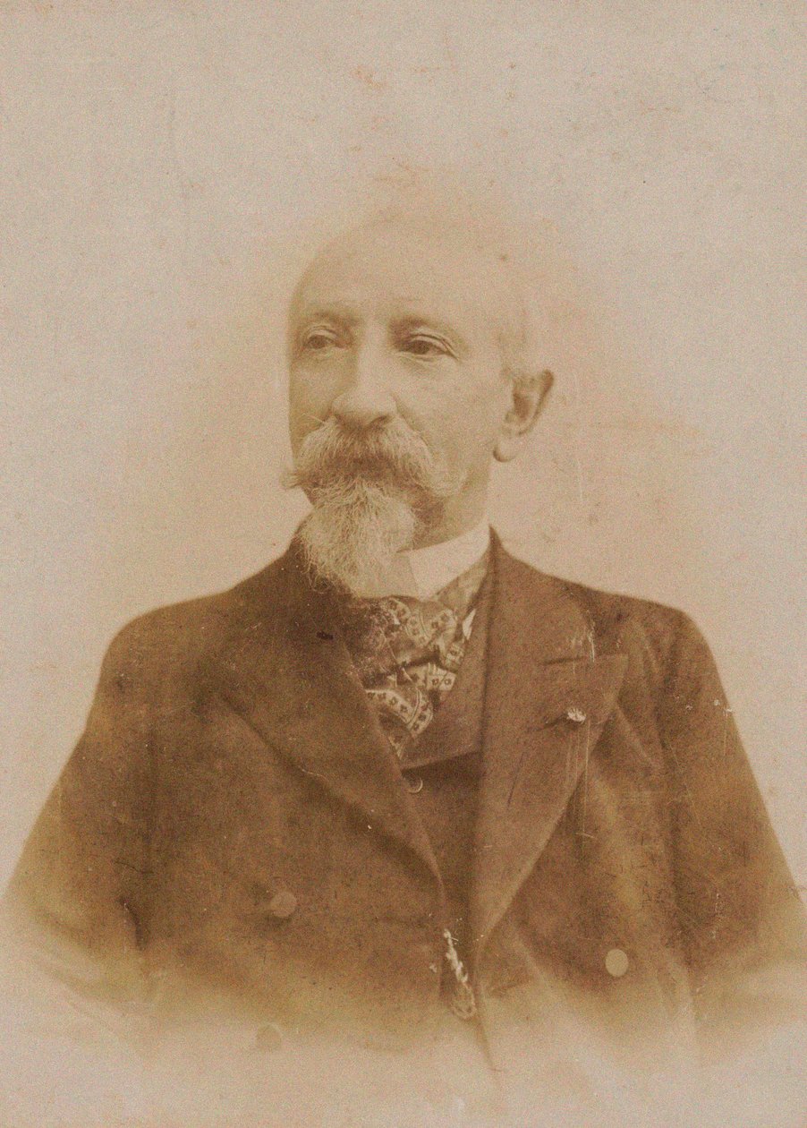 Retrato do compositor Adam Münchheimer 1830-1904, c. 1890. de Adam junior Münchheimer