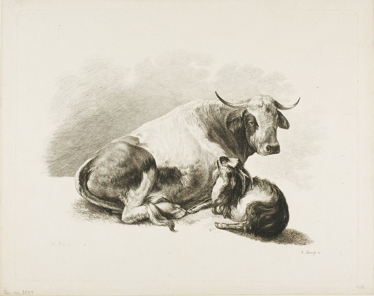 Peça animal de Adam von Bartsch