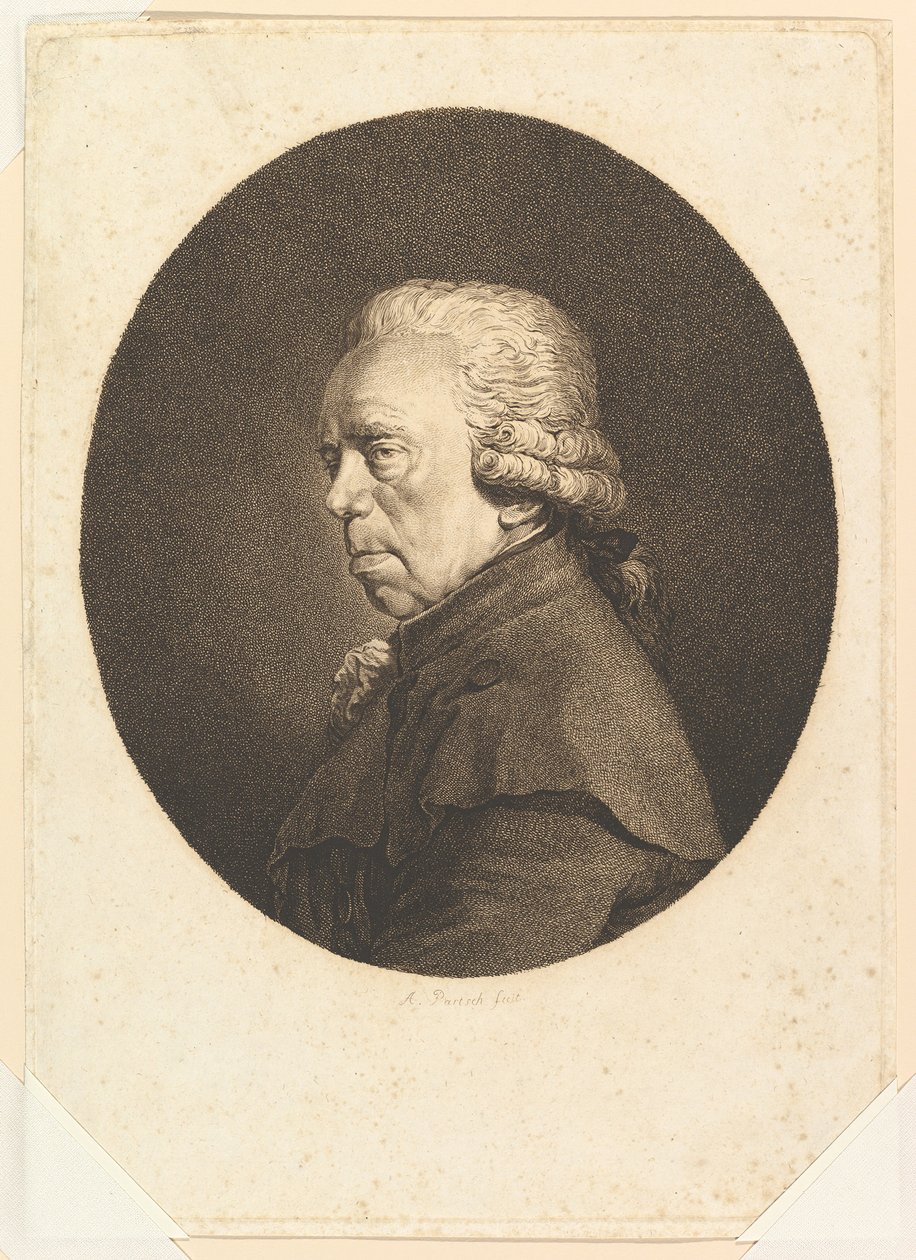 Retrato de Johann Christian Brand, 1793. de Adam von Bartsch