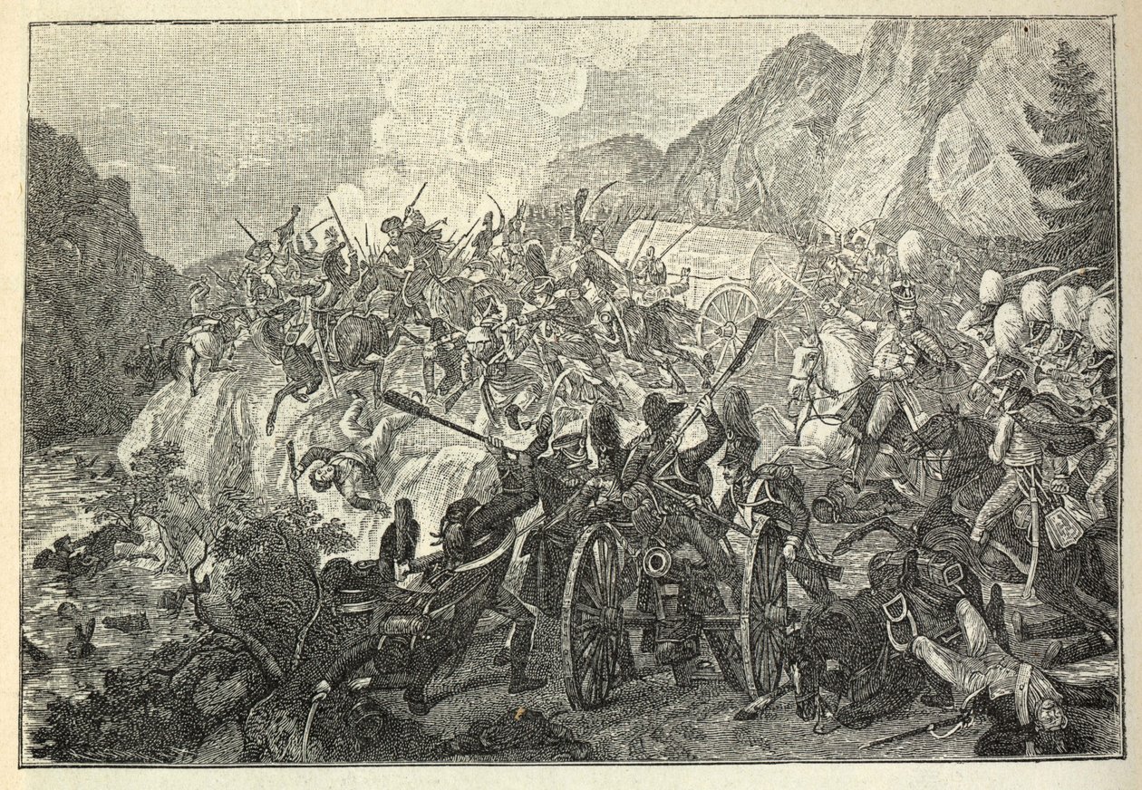 A Batalha de Katzbach a 26 de Agosto de 1813. de Adam von Bartsch