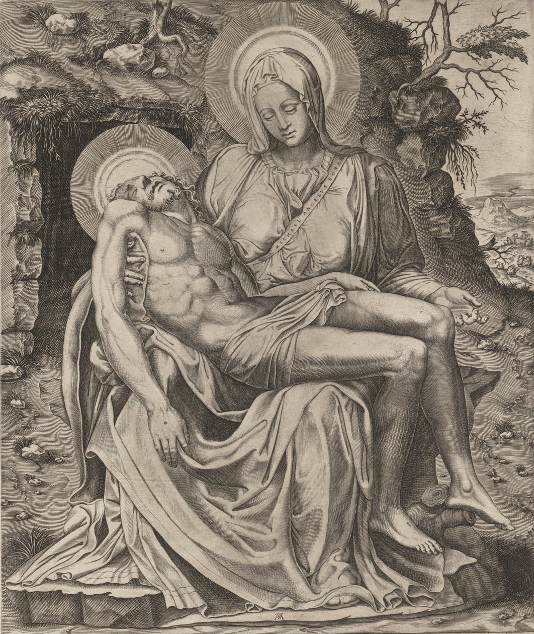 Vaticano Pietá, 1566. de Adamo Scultori