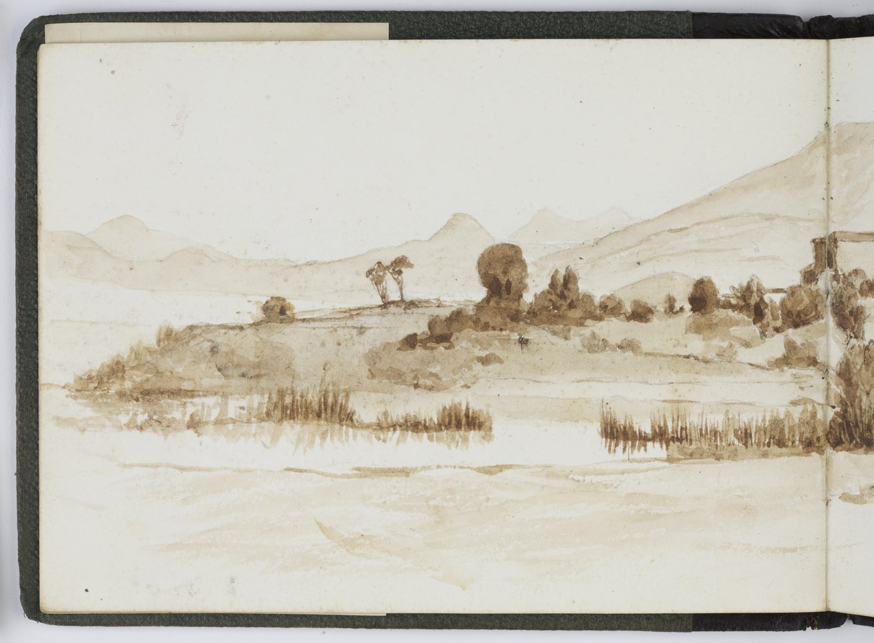 Sketchbook of watercolours, Drawings and Notes, Mexico, 1896-1898 (aquarela) de Adela Breton