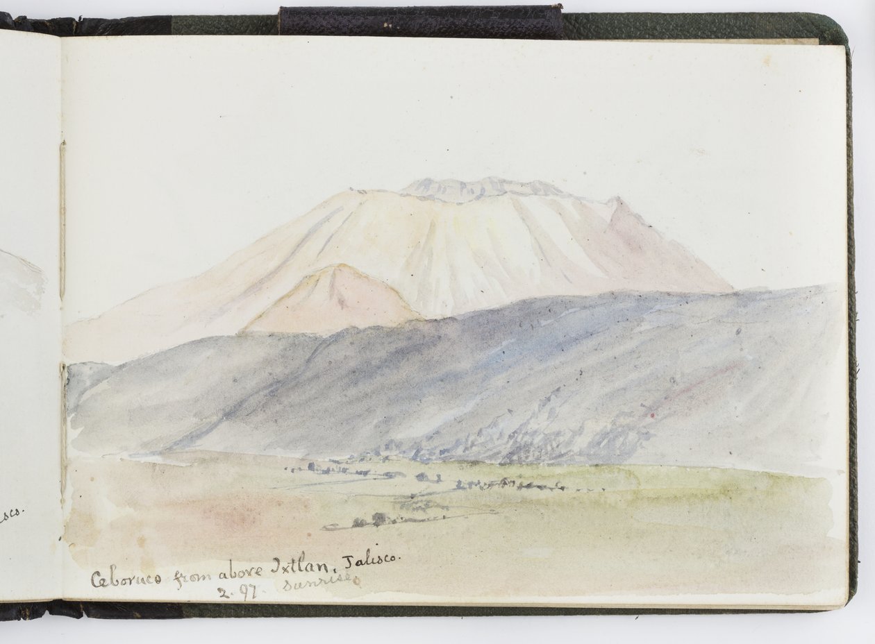 Sketchbook of watercolours, Drawings and Notes, Mexico, 1896-1898 (aquarela) de Adela Breton