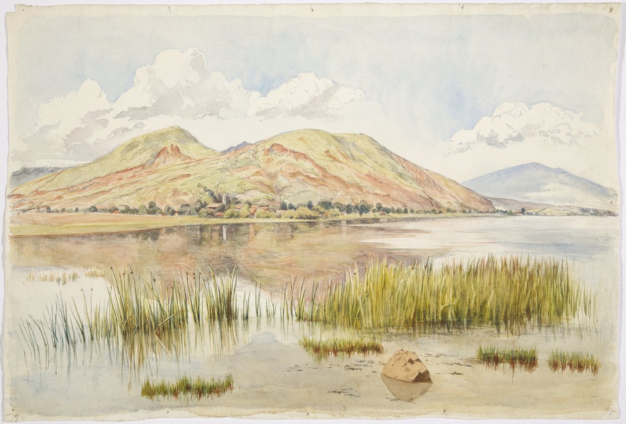 Turumataro e Lago Patzcuaro, Michoacan, México de Adela Breton