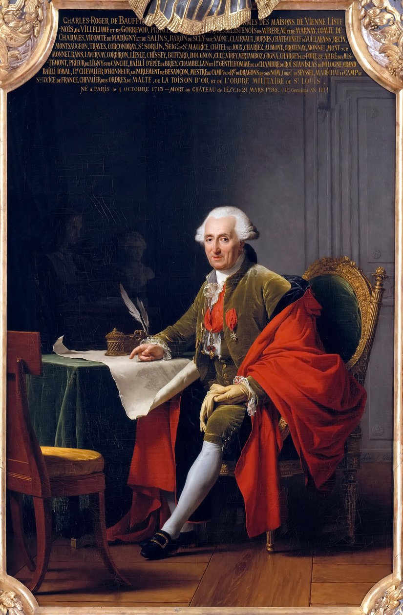 Charles-Roger, príncipe de Bauffremont 1713-1795 de Adelaide Labille Guiard