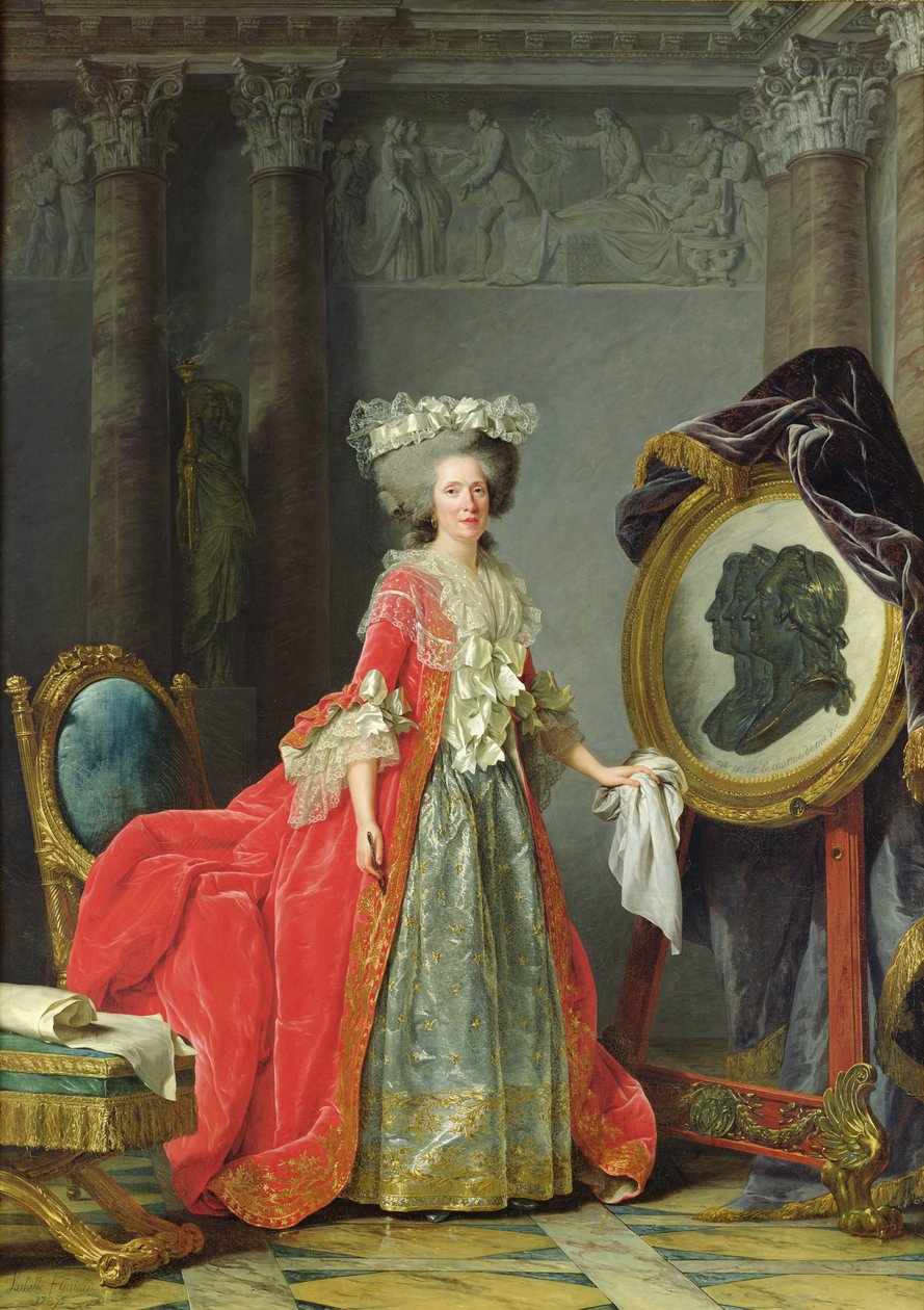 Retrato de Adelaide da França de Adelaide Labille Guiard