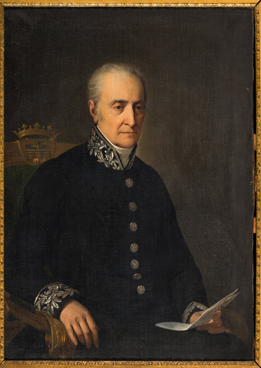 Cavalheiro da família Molza (óleo sobre tela) de Adeodato Malatesta or Malatesti