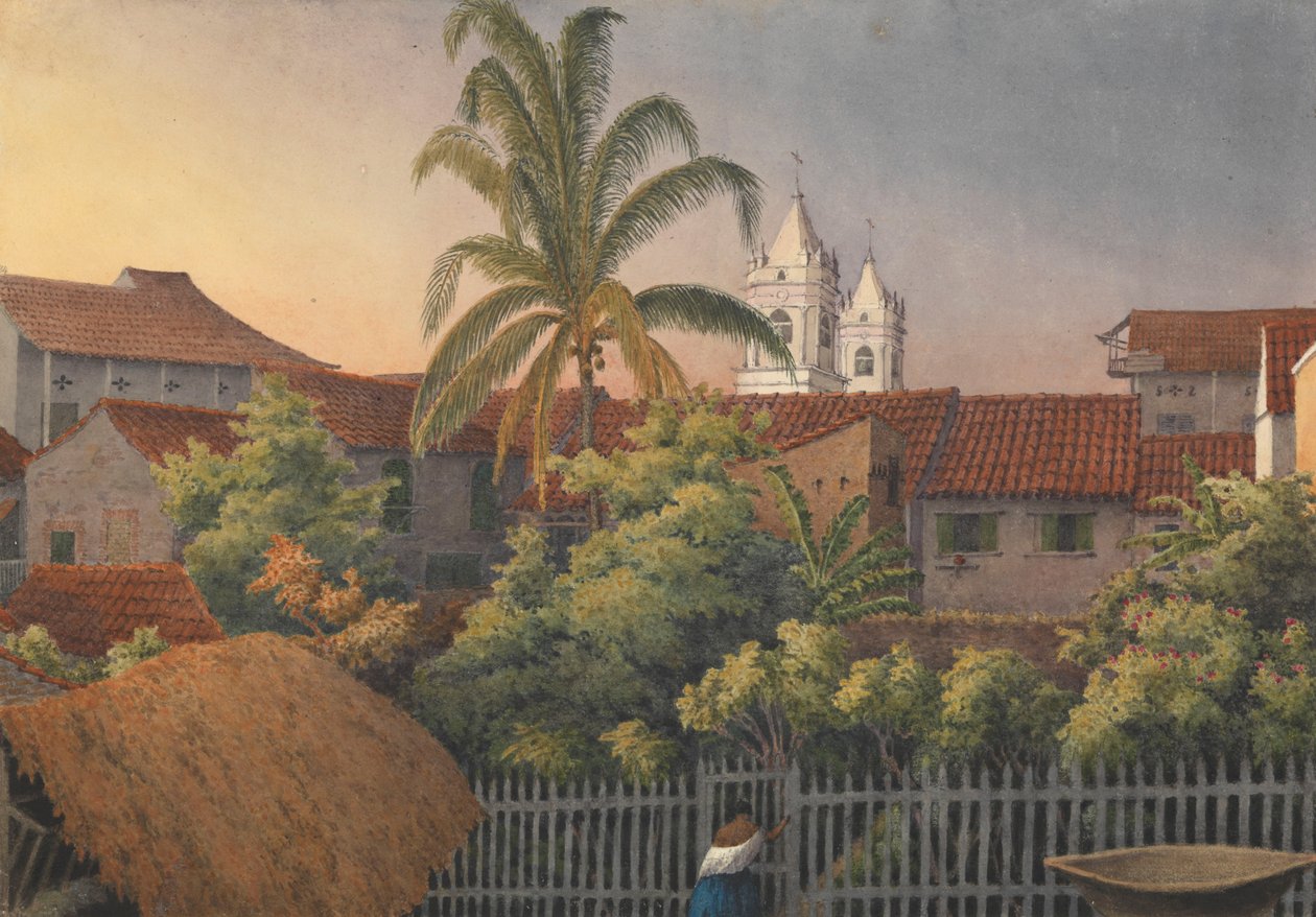 "De uma janela das traseiras no Panamá, 10 de março de 1850 de Admiral Sir Edward Gennys Fanshawe