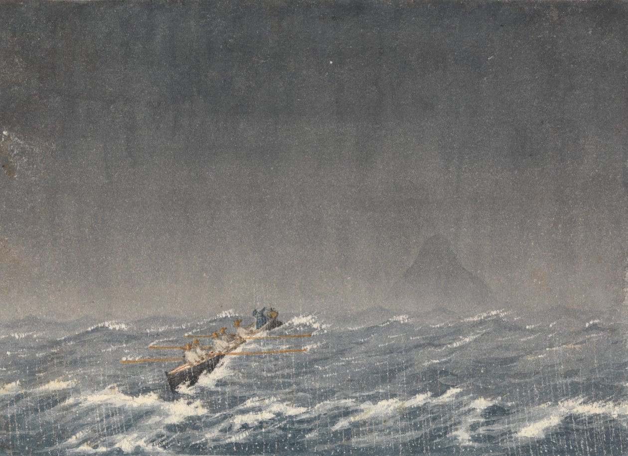 Ancoradouro exterior numa tempestade, Mazatlan [México], 22 de agosto de 1850, 8 horas da manhã. ... "Pergunto, qual é o caminho para o navio de Admiral Sir Edward Gennys Fanshawe