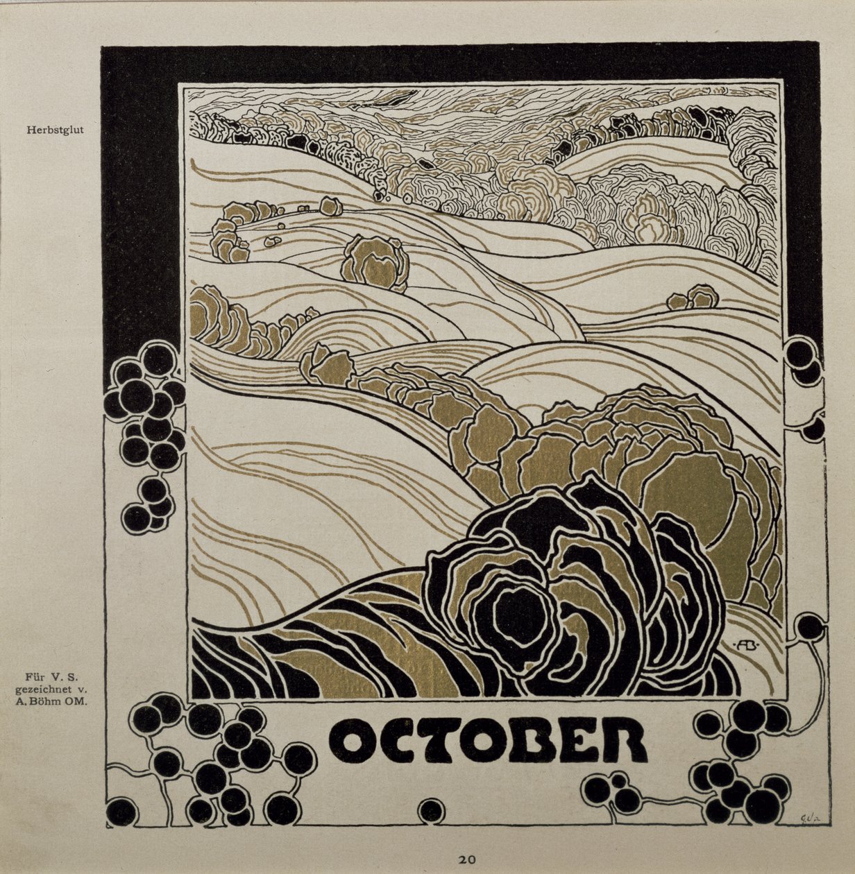 Outubro de 1901 de Adolf Bohm