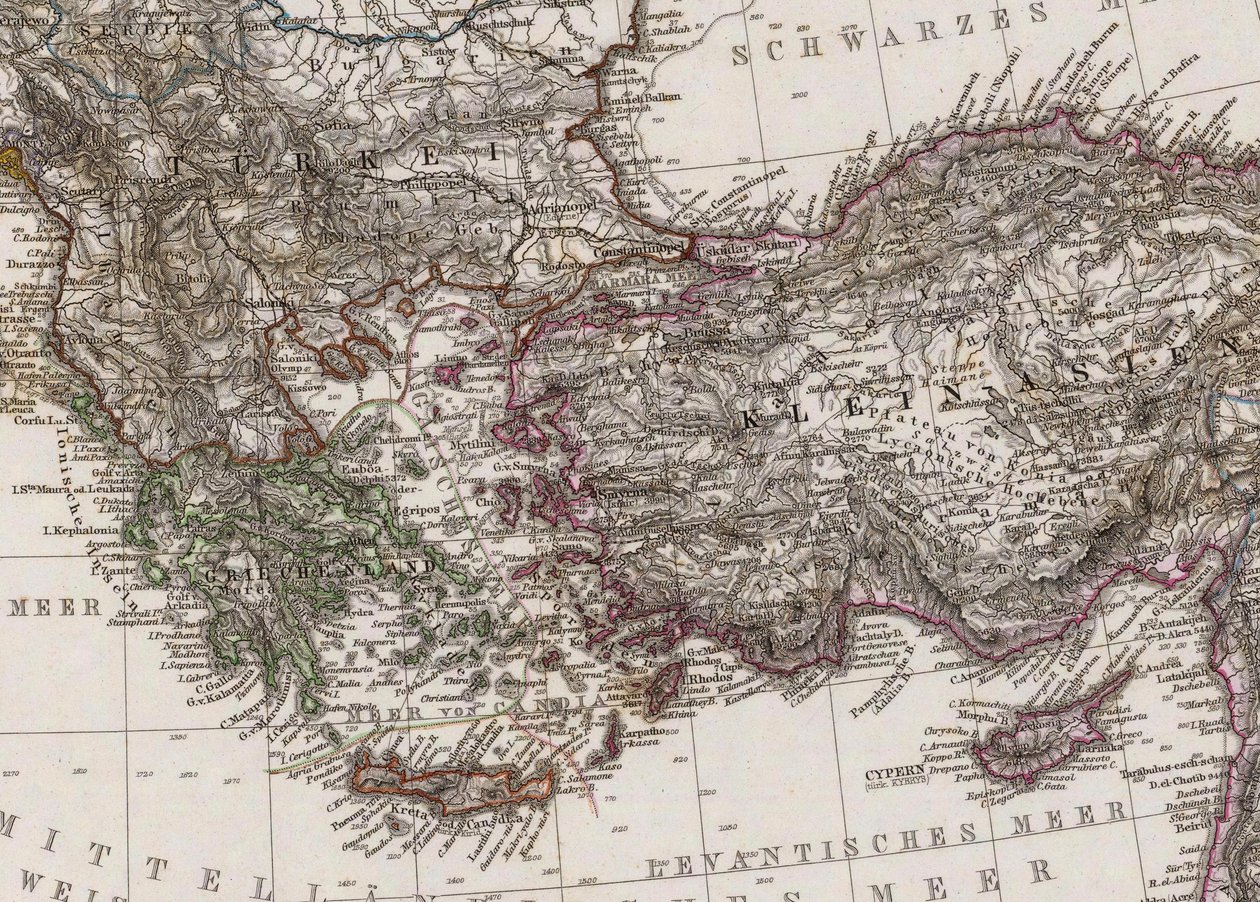 O Mar Midland E Norte Da África. Medida 1 de Adolf Stieler
