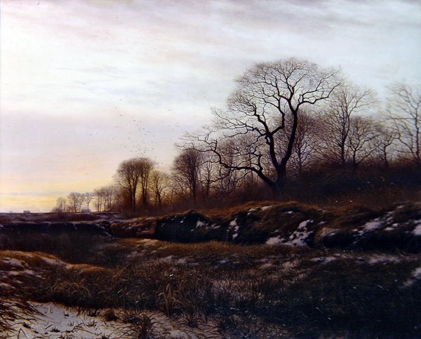 Um Dia de Inverno de Adolf Alfred Larsen
