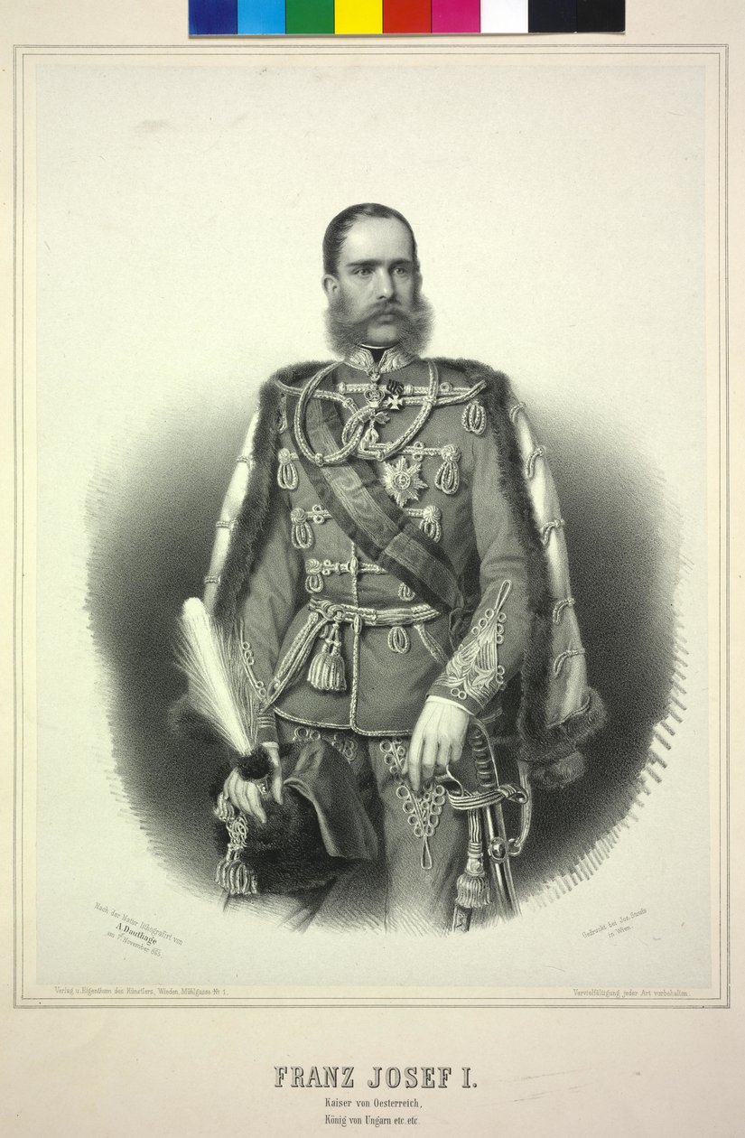 Imperador da Áustria Franz Joseph I de Adolf Dauthage