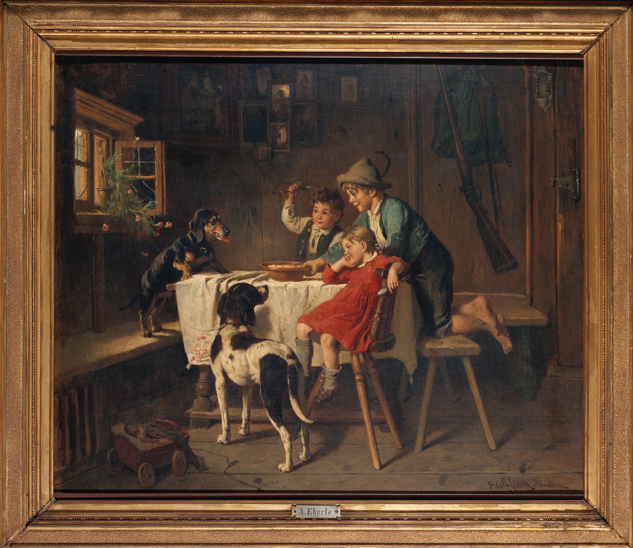 Hora do café da manhã de Adolf Eberle