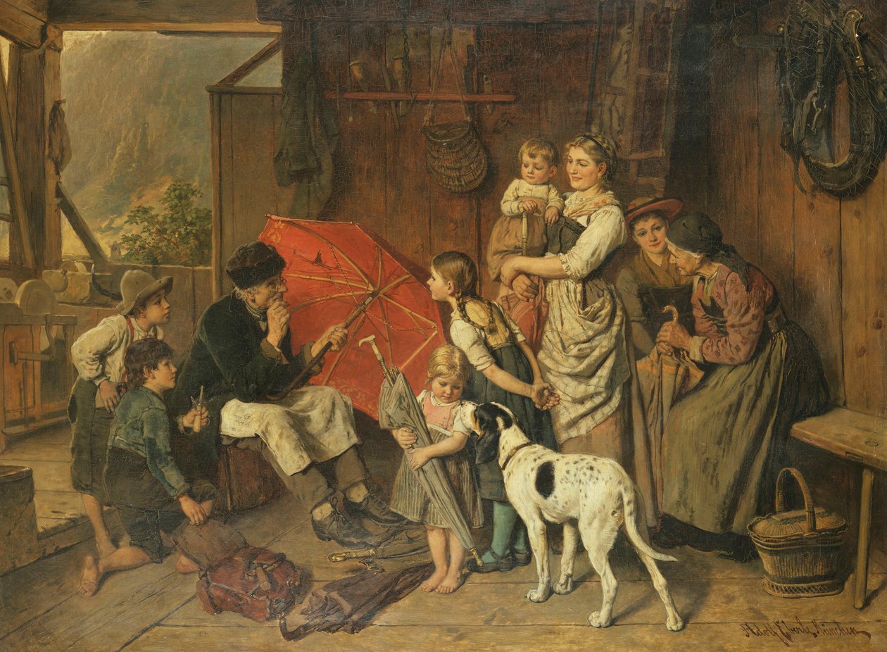 The Umbrella Man de Adolf Eberle