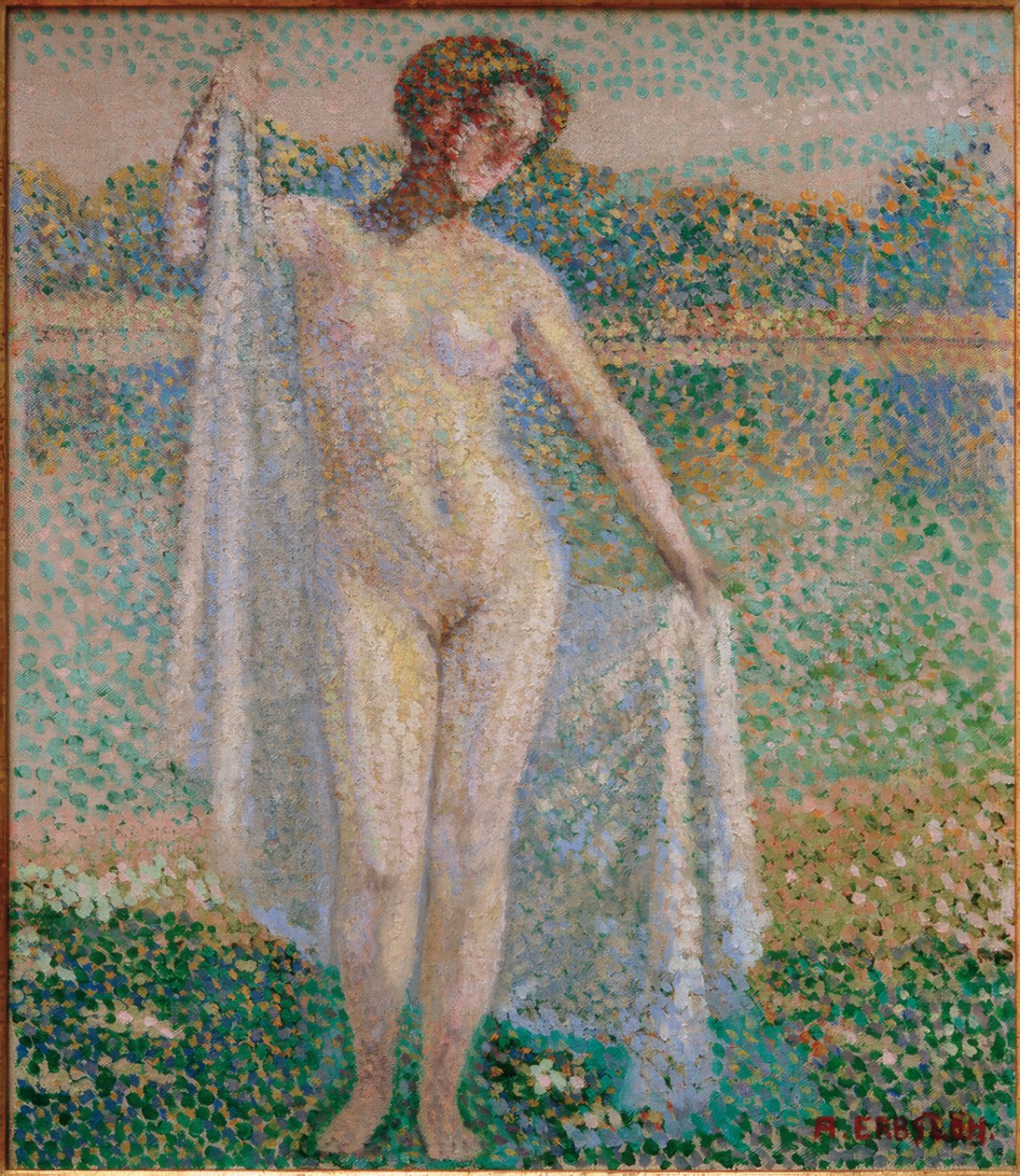 Nua Feminina, 1908 de Adolf Erbslöh