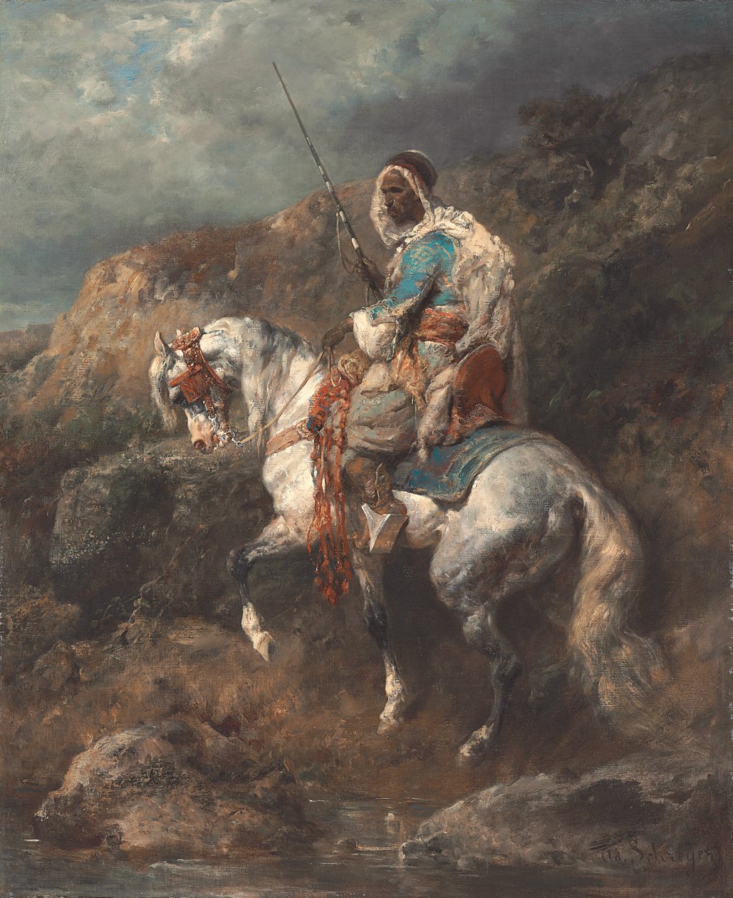 Cavaleiro árabe de Adolf Schreyer