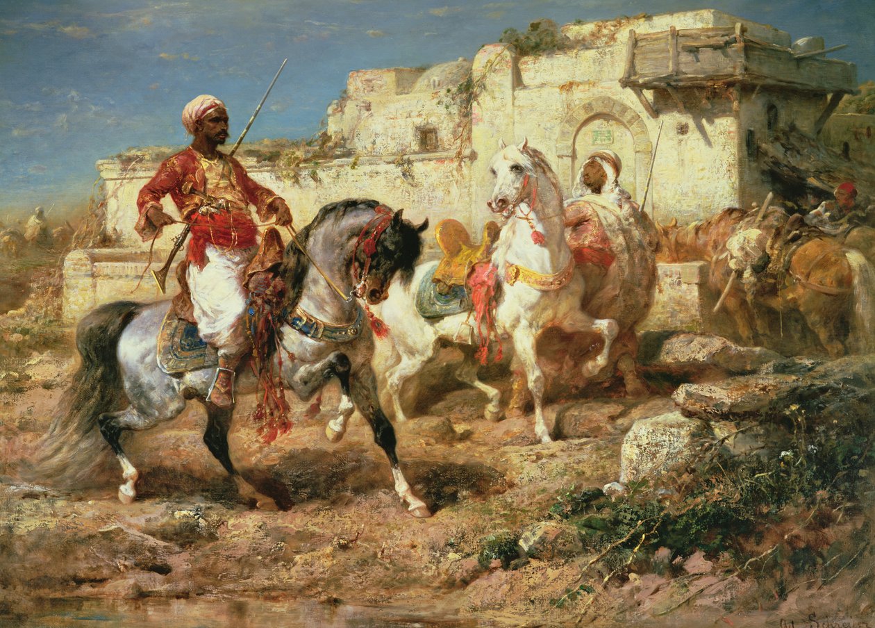 Cavaleiros árabes de Adolf Schreyer